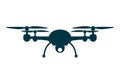 Aerial drone icon with camera Ã¢â¬â for stock